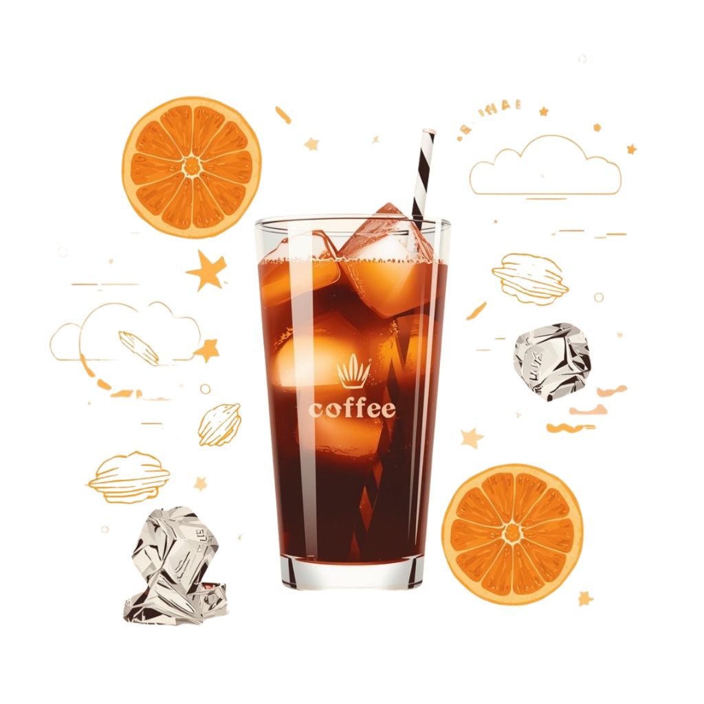 🧊 Cool&Refreshing 氷・アイス・ドリンク クリップアートセット 43種 PNG(背景透過)