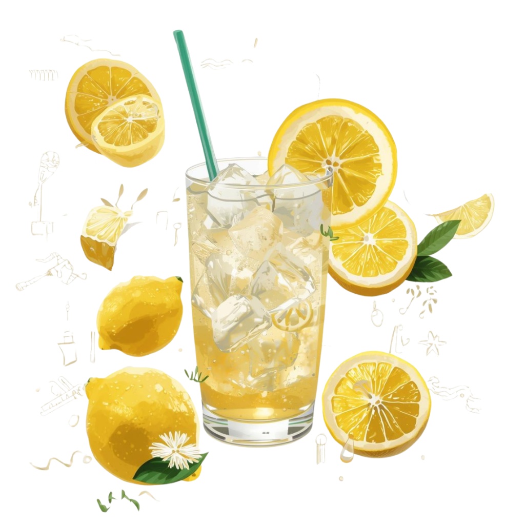 🧊 Cool&Refreshing 氷・アイス・ドリンク クリップアートセット 43種 PNG(背景透過)