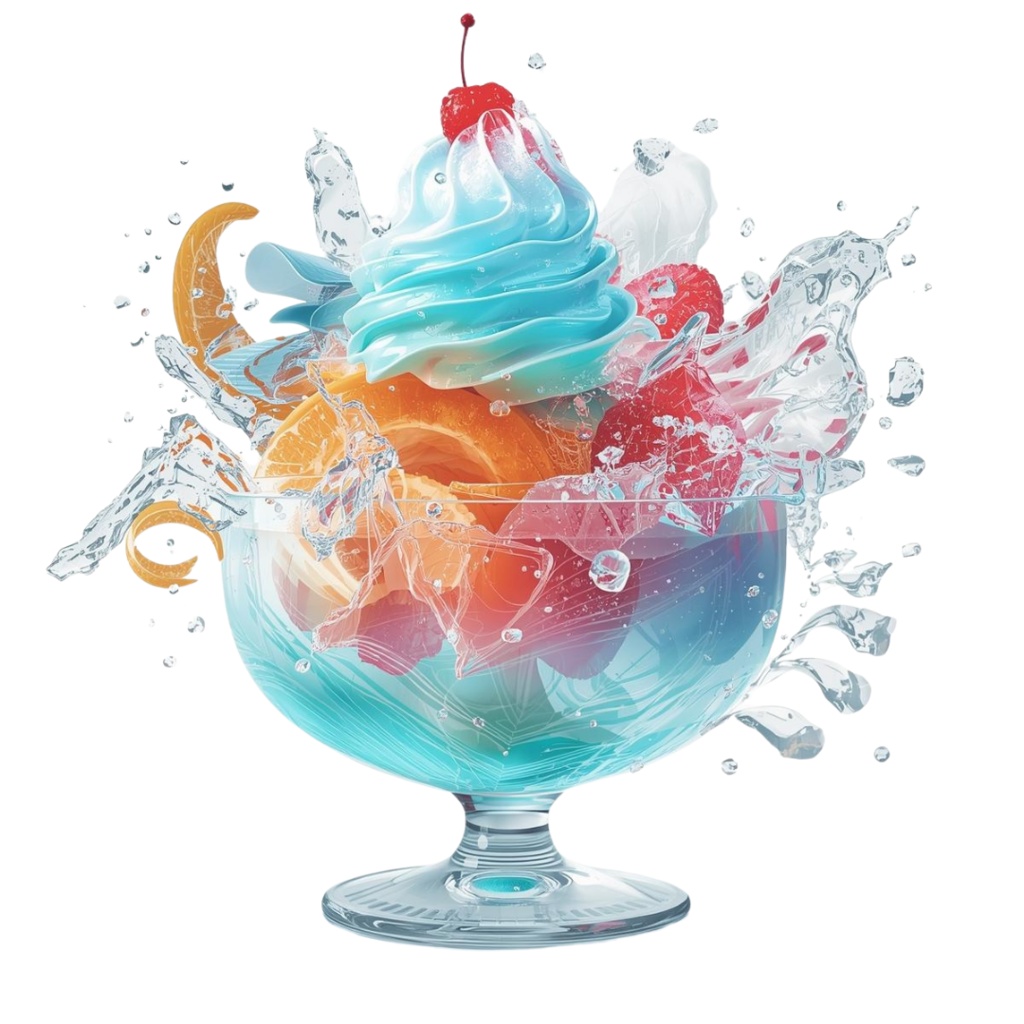 🧊 Cool&Refreshing 氷・アイス・ドリンク クリップアートセット 43種 PNG(背景透過)