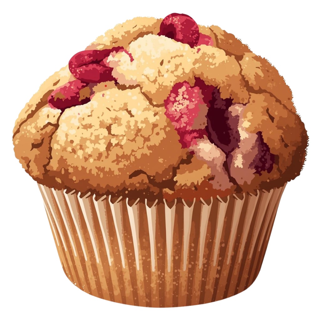 マフィンが大好きな人の YUMYUM Muffins and more 1 全45種 PNG素材(背景透過)