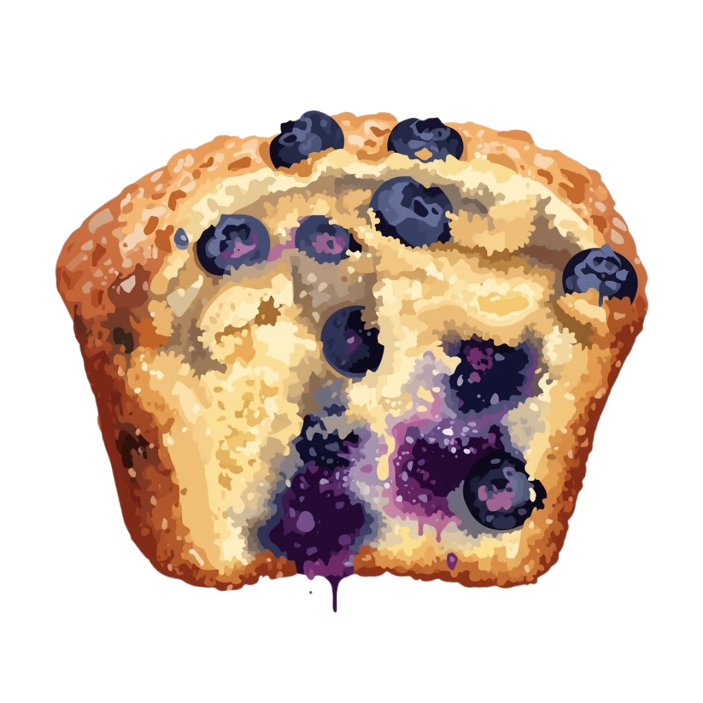 マフィンが大好きな人の YUMYUM Muffins and more 1 全45種 PNG素材(背景透過)