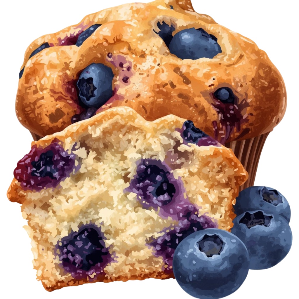 マフィンが大好きな人の YUMYUM Muffins and more 1 全45種 PNG素材(背景透過)