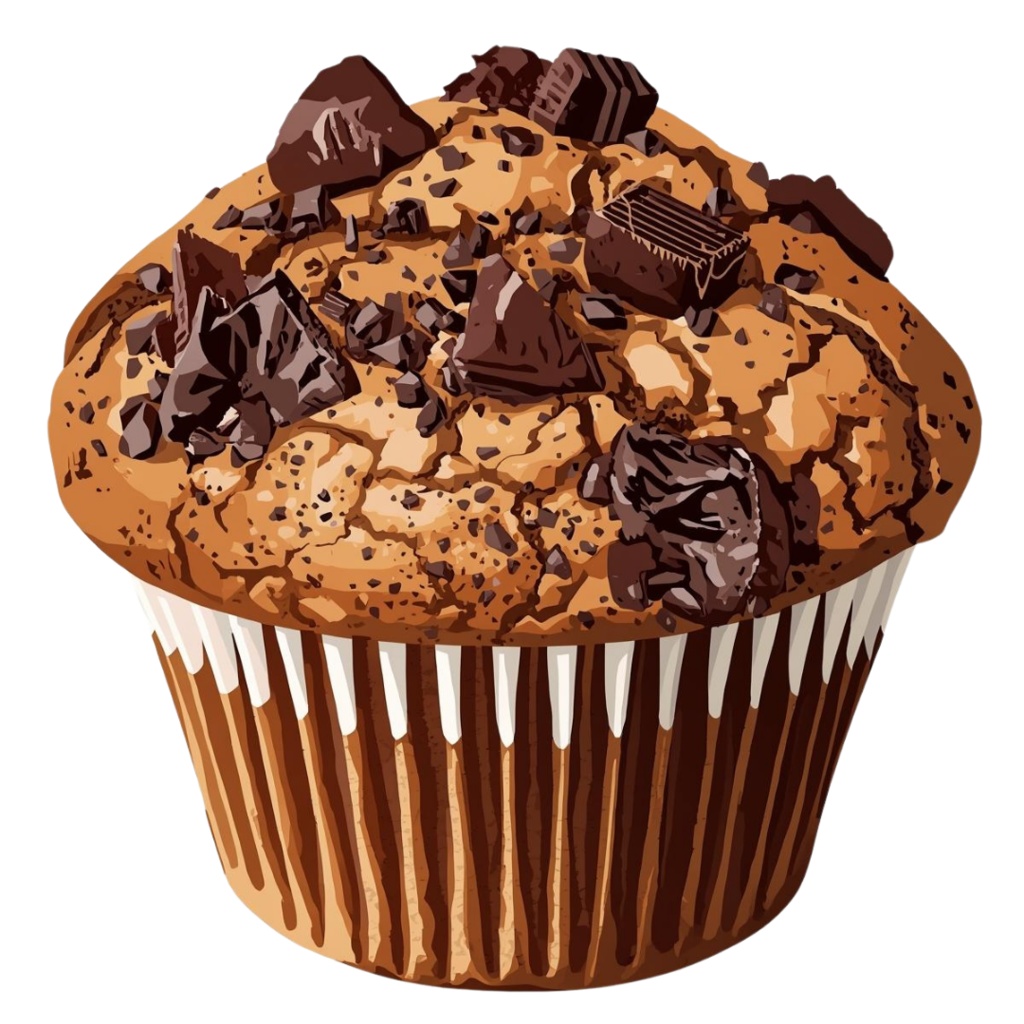 マフィンが大好きな人の YUMYUM Muffins and more 1 全45種 PNG素材(背景透過)