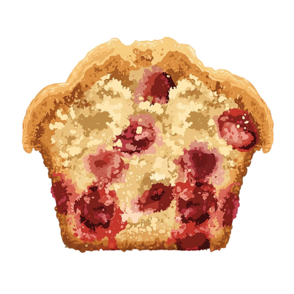 マフィンが大好きな人の YUMYUM Muffins and more 1 全45種 PNG素材(背景透過)