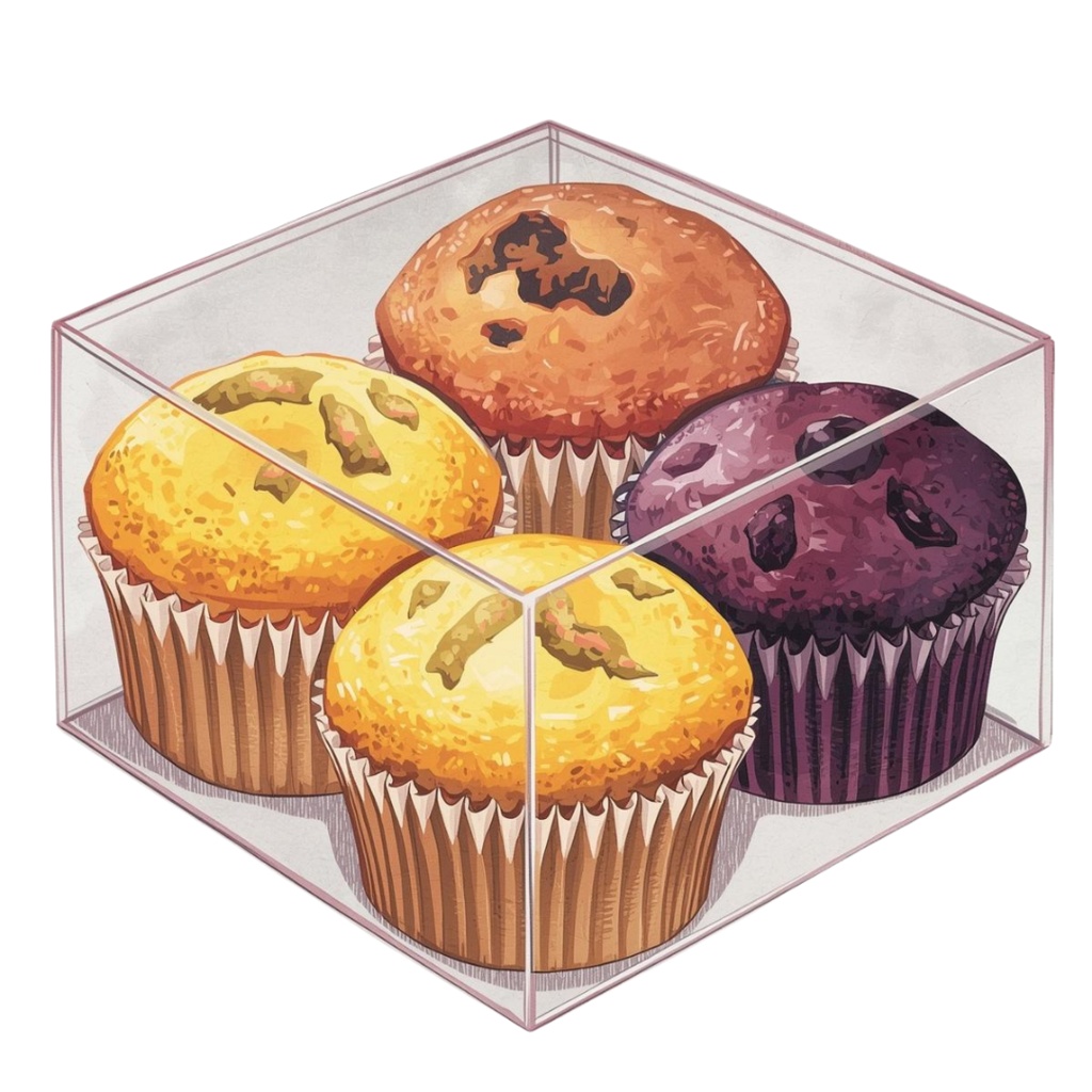 マフィンが大好きな人の YUMYUM Muffins and more 1 全45種 PNG素材(背景透過)