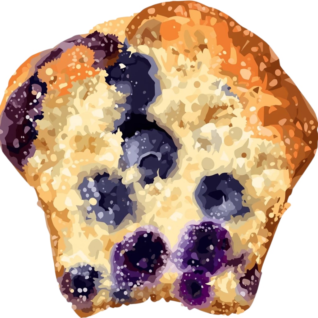 マフィンが大好きな人の YUMYUM Muffins and more 1 全45種 PNG素材(背景透過)