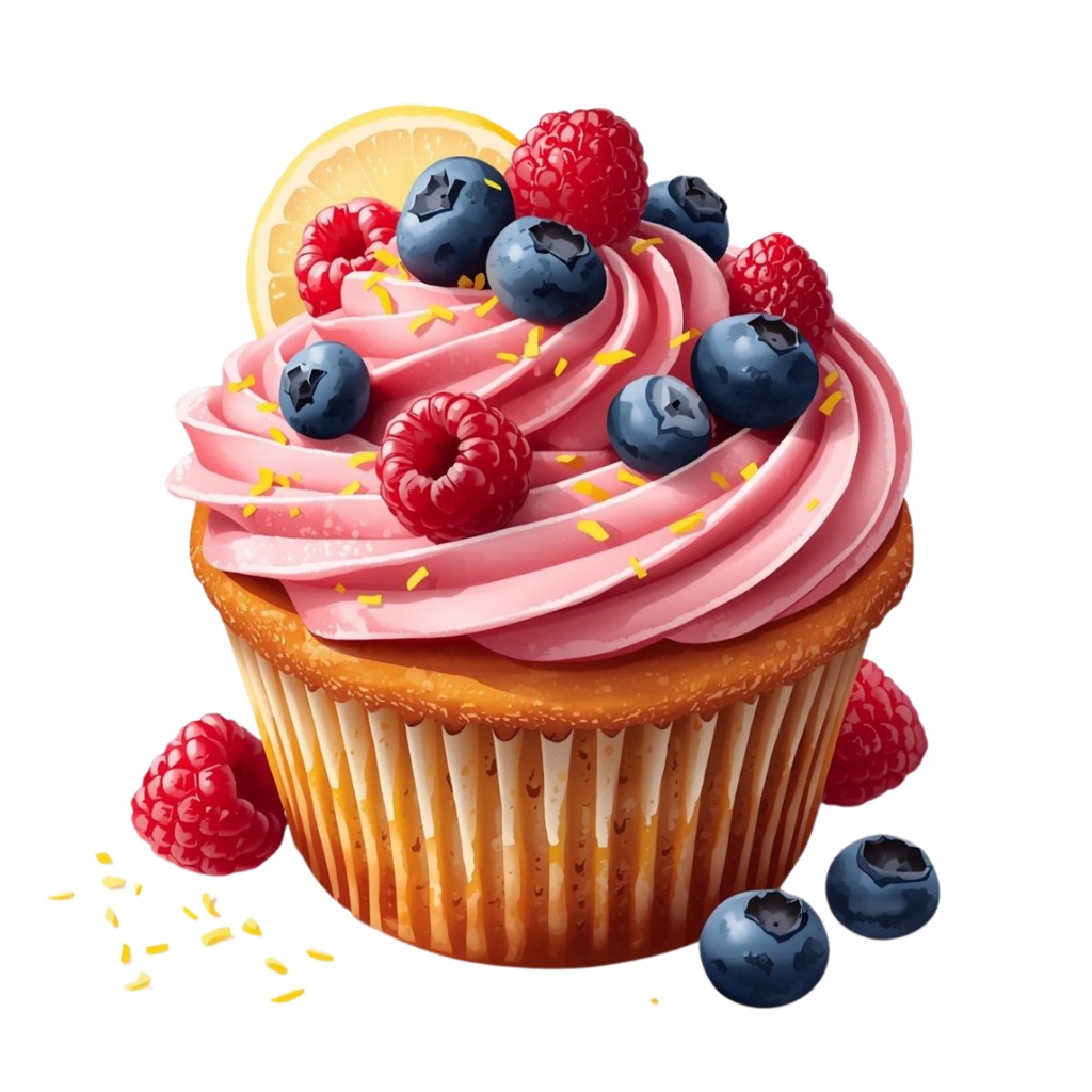 マフィンが大好きな人の YUMYUM Muffins and more 2 全44種 PNG素材(背景透過)