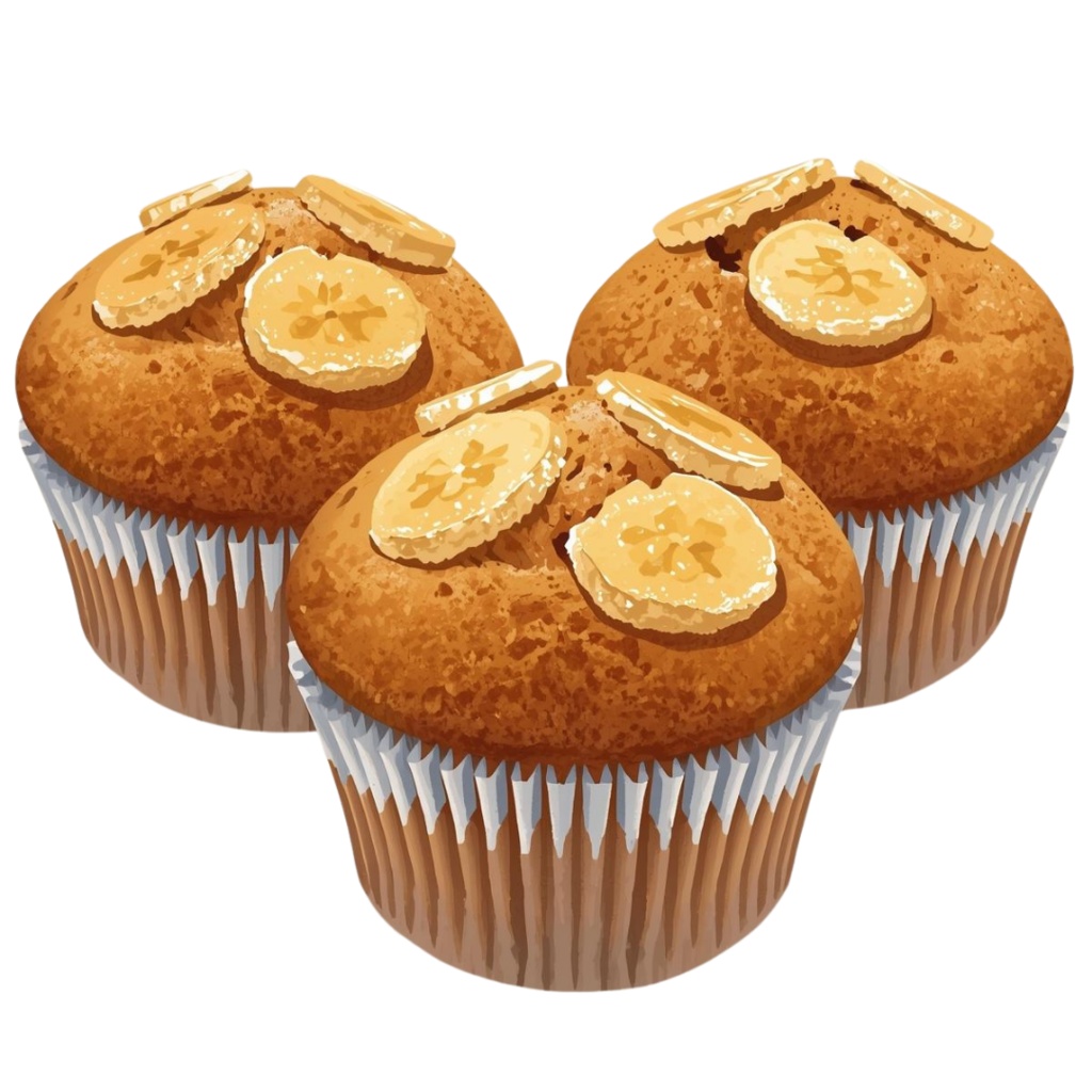 マフィンが大好きな人の YUMYUM Muffins and more 2 全44種 PNG素材(背景透過)