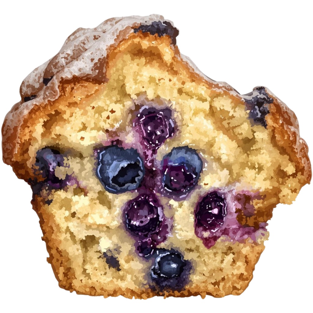 マフィンが大好きな人の YUMYUM Muffins and more 2 全44種 PNG素材(背景透過)