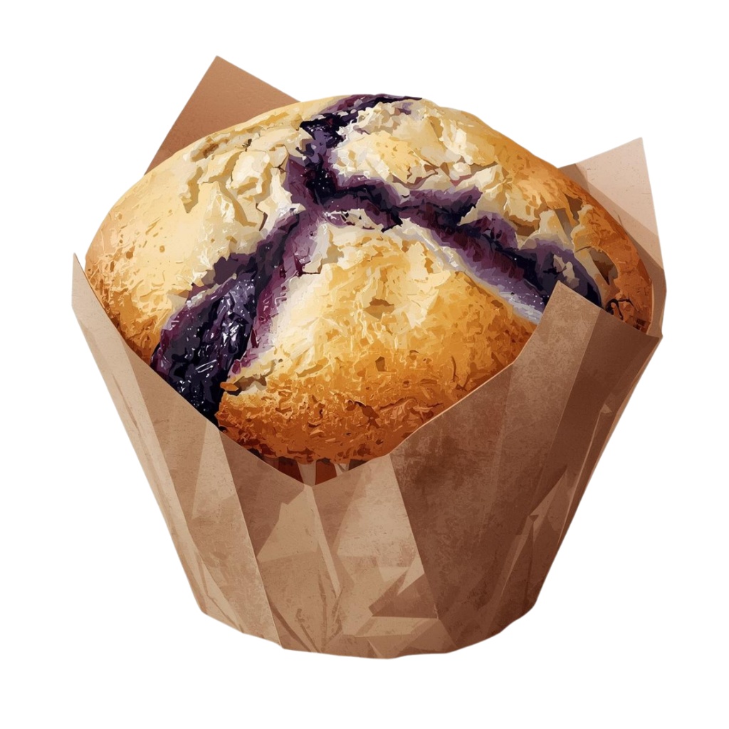 マフィンが大好きな人の YUMYUM Muffins and more 2 全44種 PNG素材(背景透過)