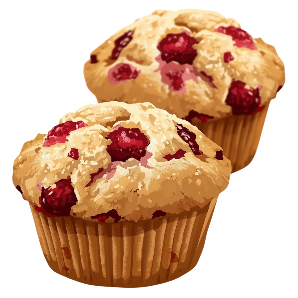 マフィンが大好きな人の YUMYUM Muffins and more 2 全44種 PNG素材(背景透過)