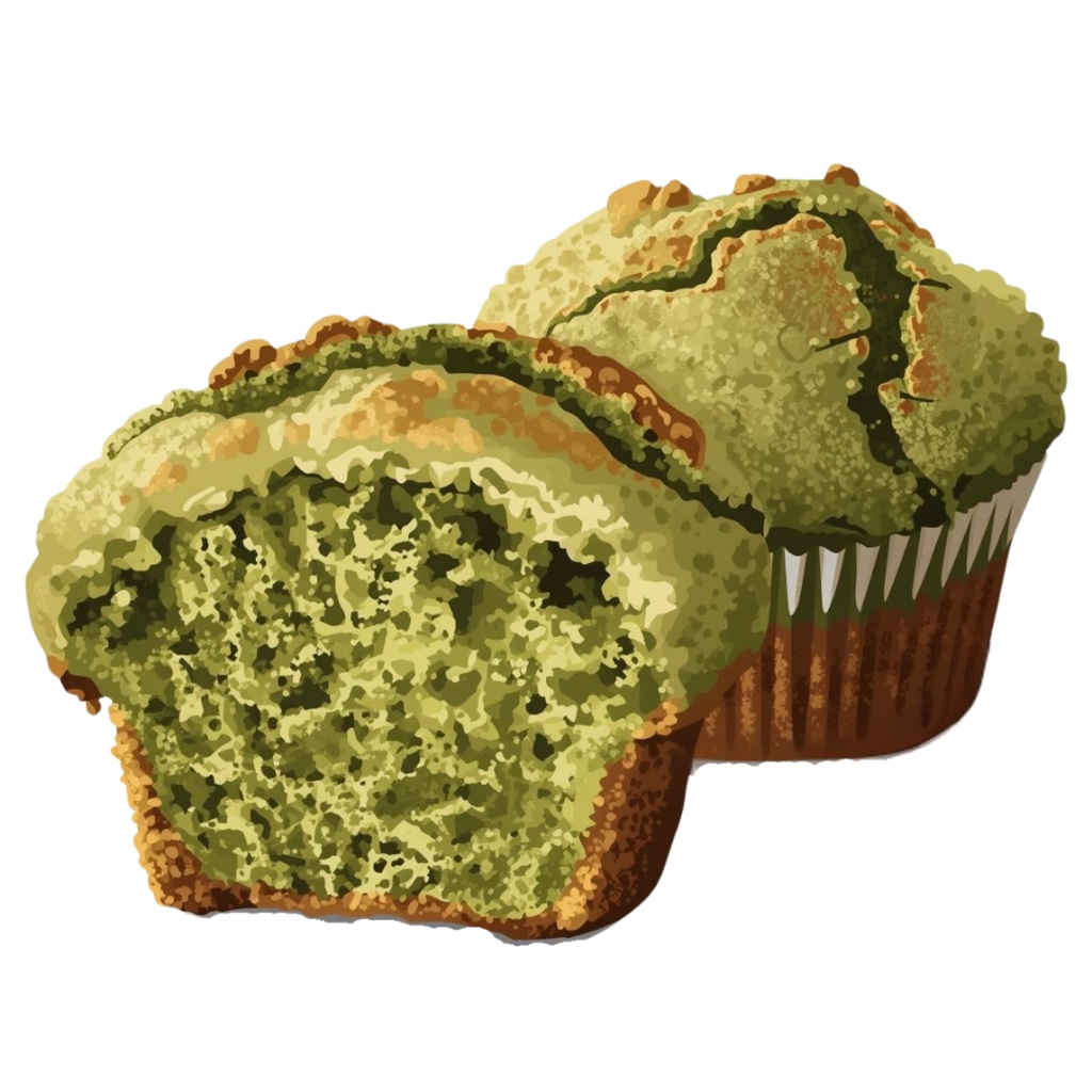 マフィンが大好きな人の YUMYUM Muffins and more 2 全44種 PNG素材(背景透過)