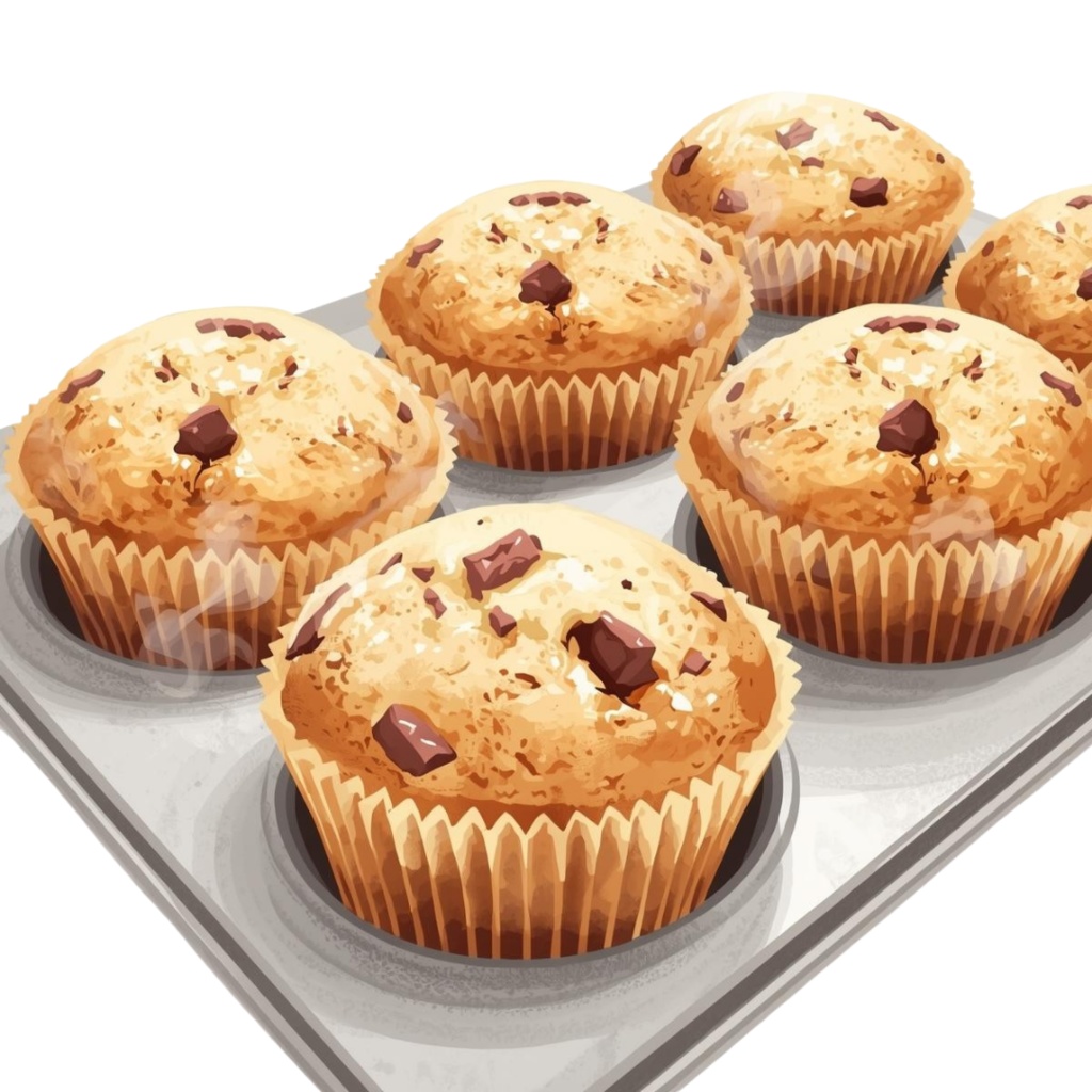 マフィンが大好きな人の YUMYUM Muffins and more 2 全44種 PNG素材(背景透過)