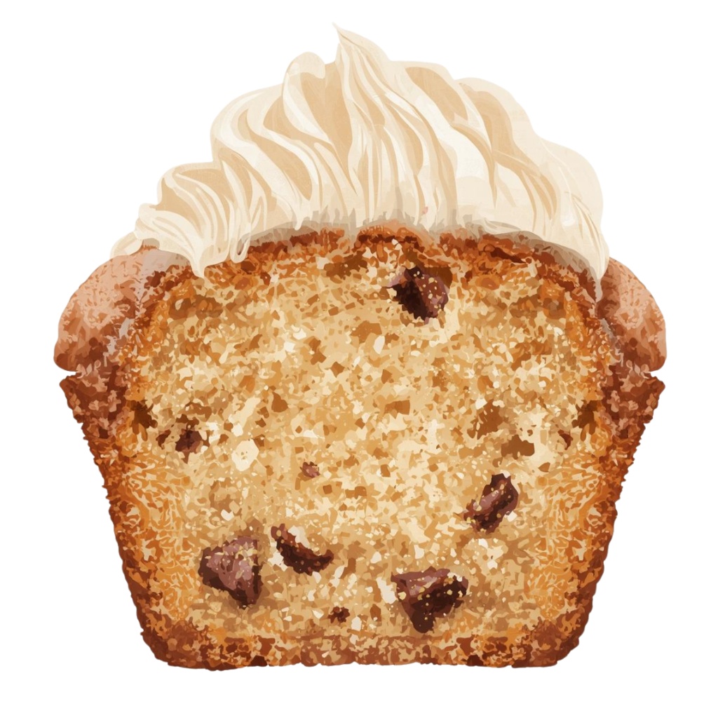 マフィンが大好きな人の YUMYUM Muffins and more 2 全44種 PNG素材(背景透過)