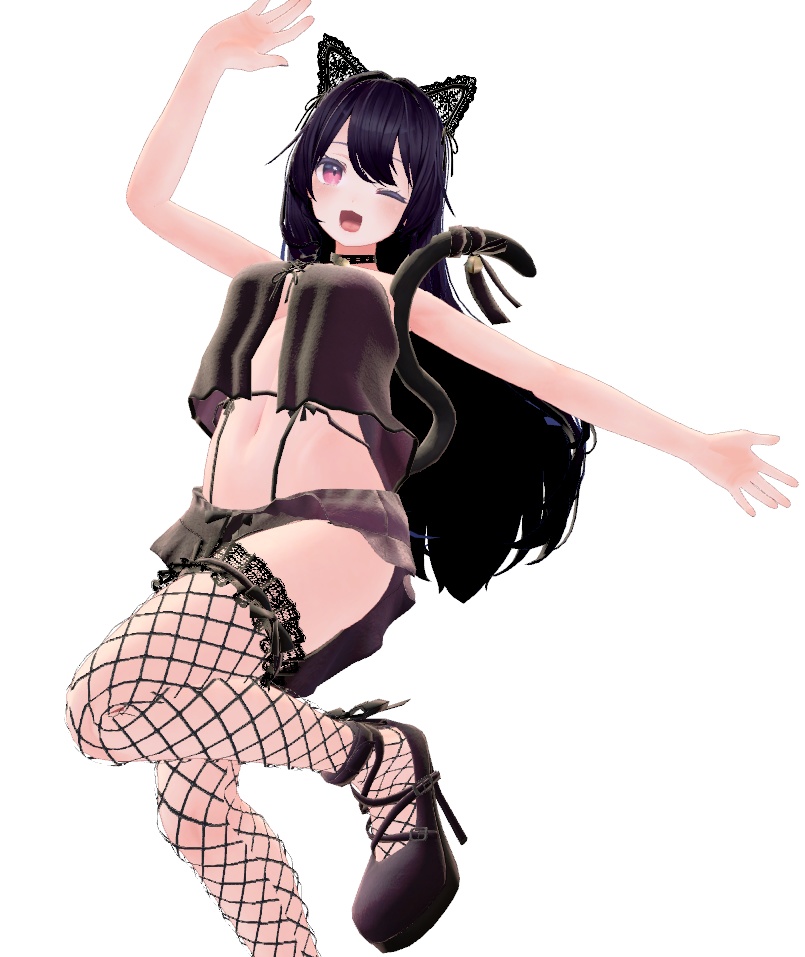 【桔梗ちゃん対応衣装】Nocturne Cat