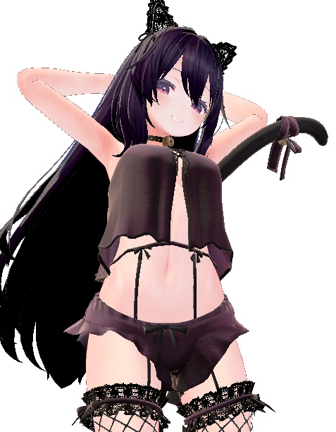 【桔梗ちゃん対応衣装】Nocturne Cat