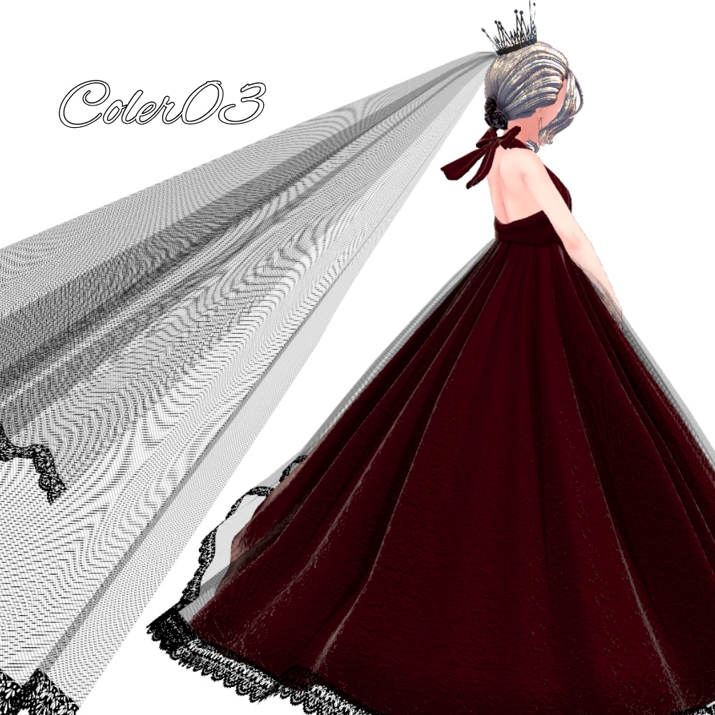 【桔梗ちゃん対応衣装】セレニティローズ