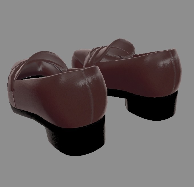 【桔梗ちゃん対応】シンプルなローファー