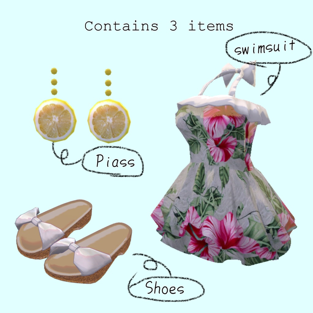 【桔梗ちゃん対応衣装】シーサイドパレット