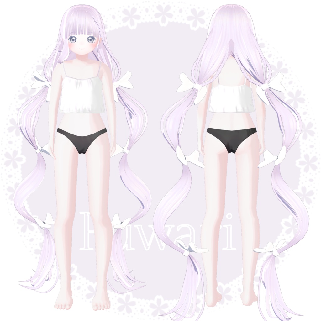 【3Dモデル】ふわり-Fuwari-