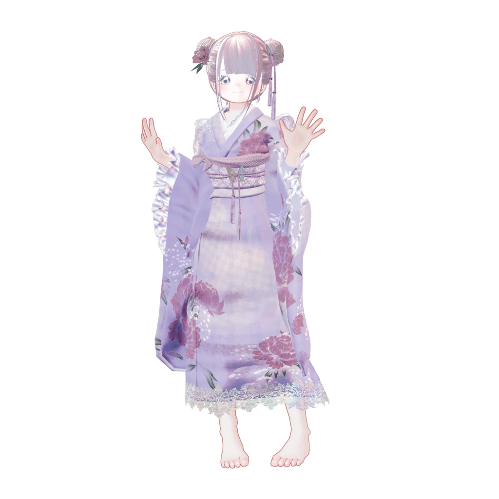 【3アバター対応衣装】夢幻蝶花