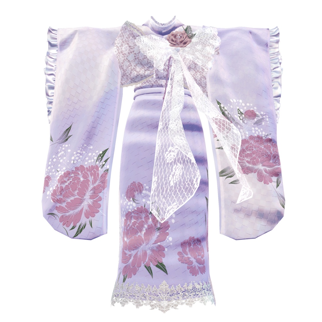 【3アバター対応衣装】夢幻蝶花