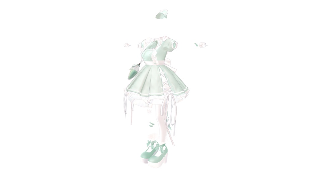 【4アバター対応衣装】Dolly Medic