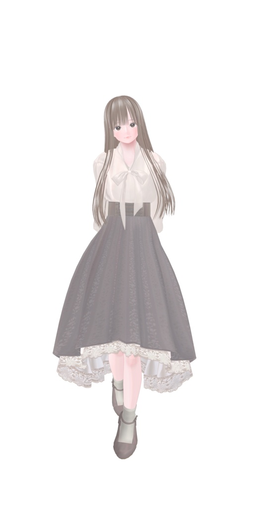 【4アバター対応】Library Girl's Dress