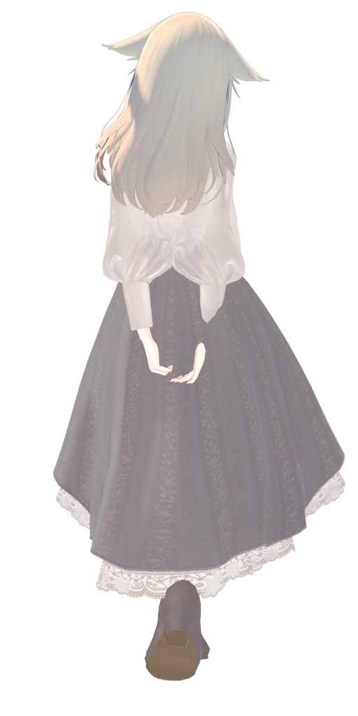 【4アバター対応】Library Girl's Dress