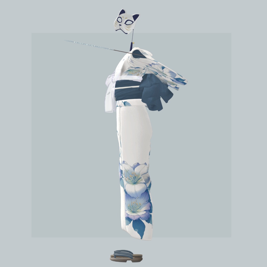 【3アバター対応衣装】夏風浴衣