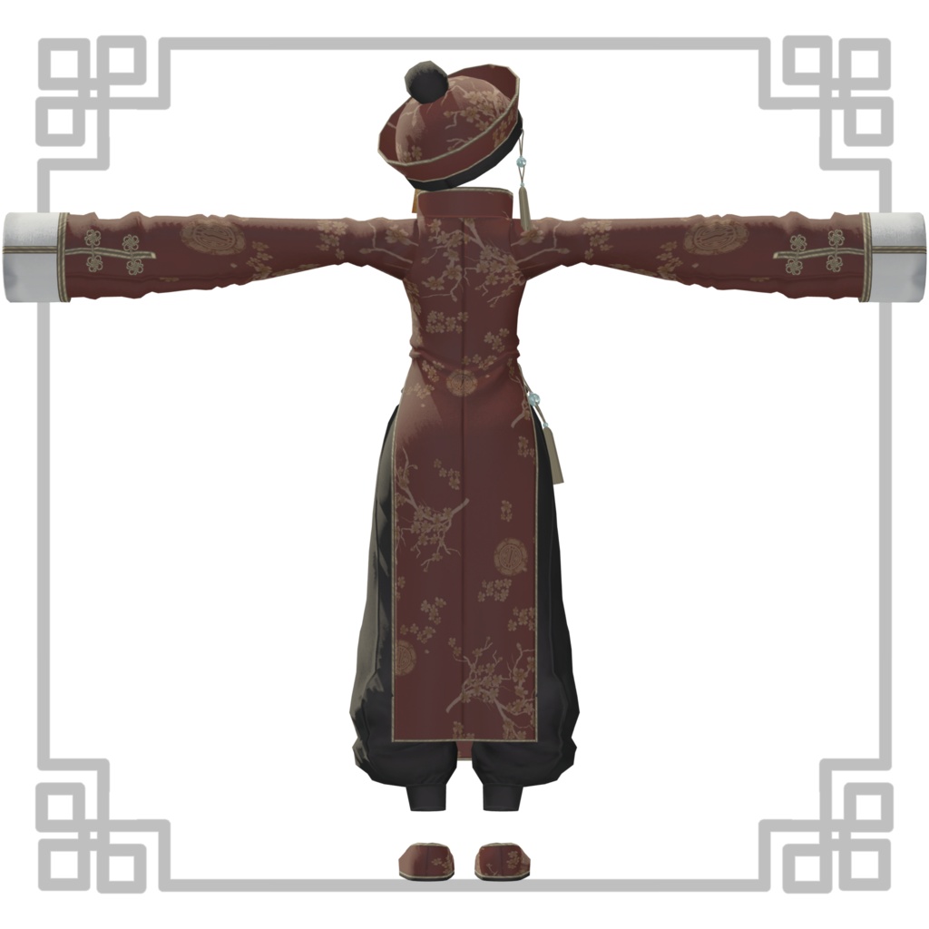 【2アバター対応】僵尸龍袍-Costume-