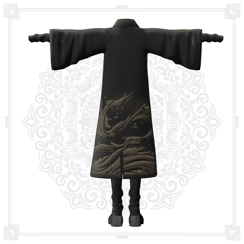 【2アバター対応衣装】帝衣玉襴-Tei'i Gyokuran-