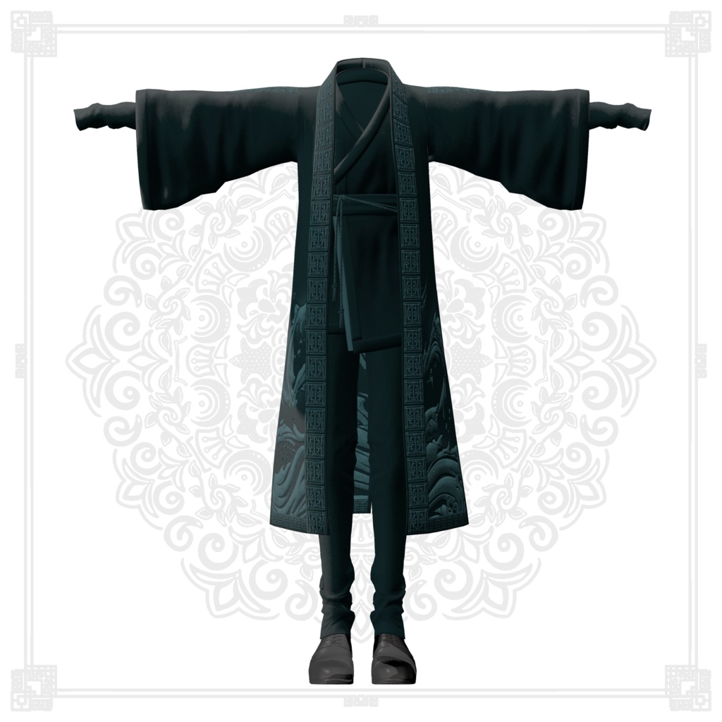 【2アバター対応衣装】帝衣玉襴-Tei'i Gyokuran-