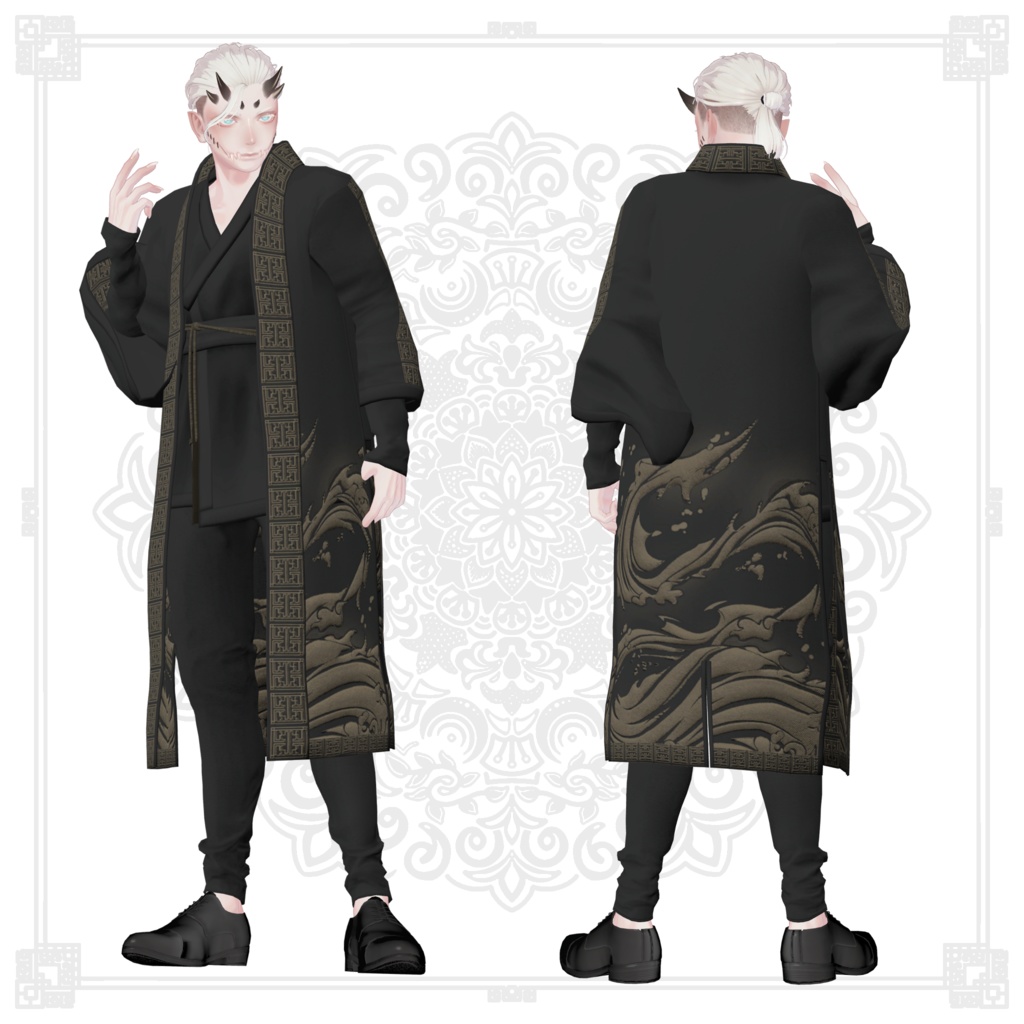 【2アバター対応衣装】帝衣玉襴-Tei'i Gyokuran-