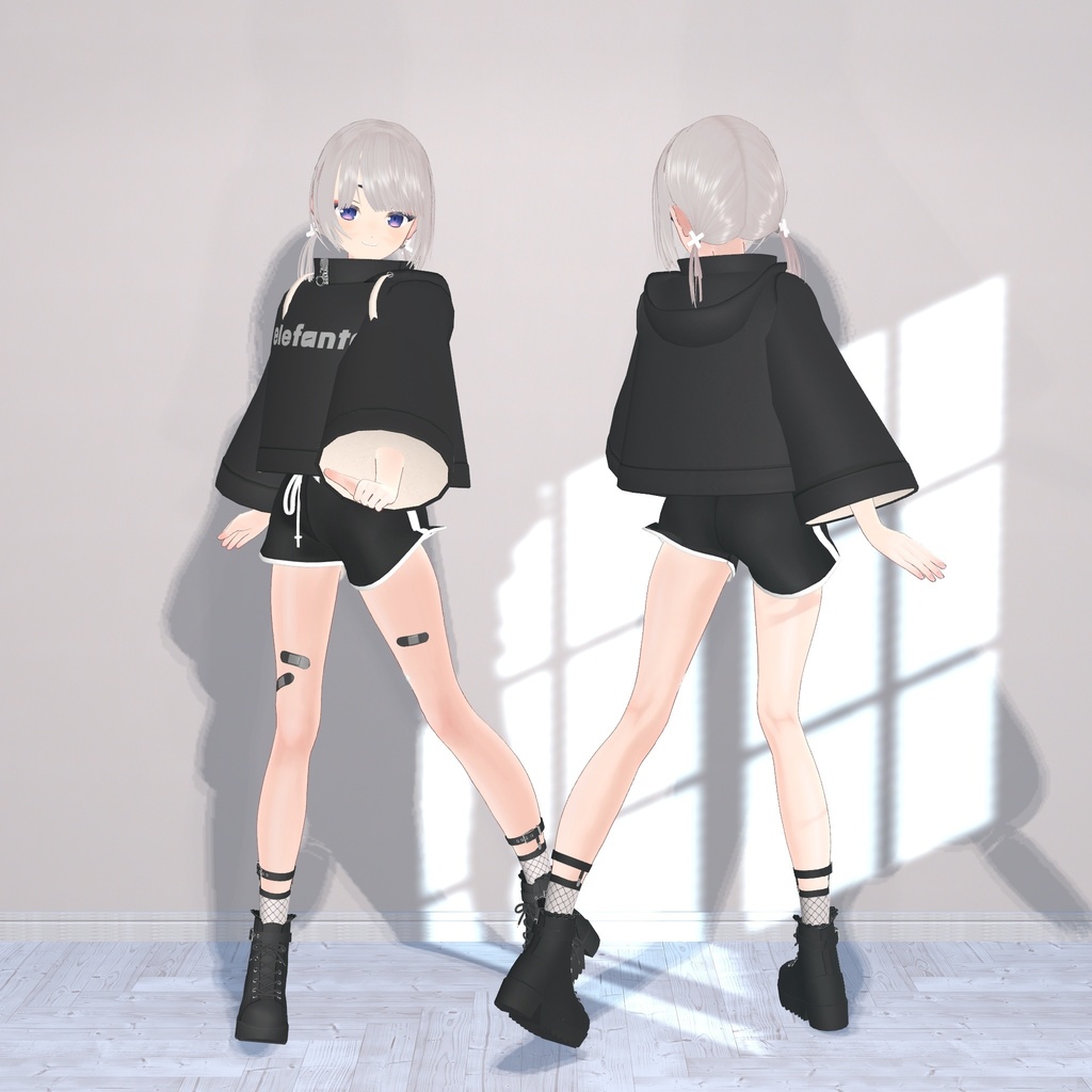 【3アバター対応衣装】BADASS GIRL