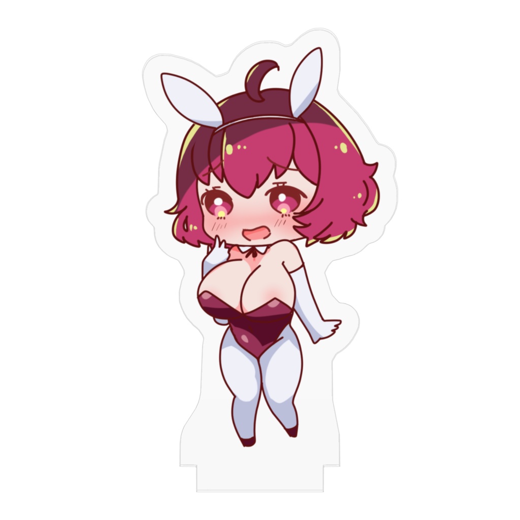 【ブルーメリアの海月亭】リーズ(バニー服) アクリルフィギュア - 50x50mm