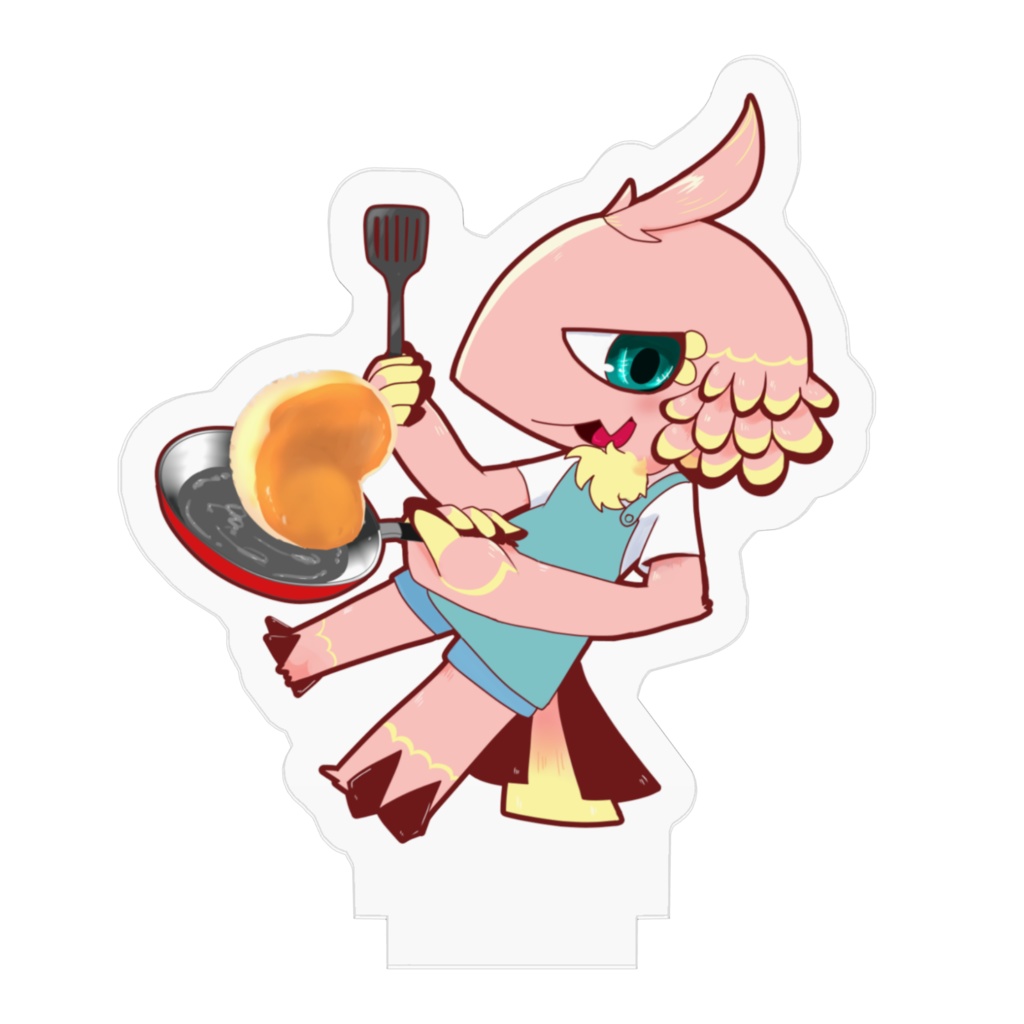 【ブルーメリアの海月亭】マル アクリルフィギュア - 50x50mm