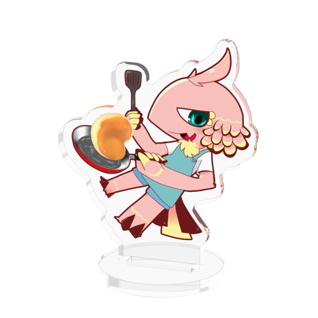 【ブルーメリアの海月亭】マル　アクリルフィギュア - 50x50mm