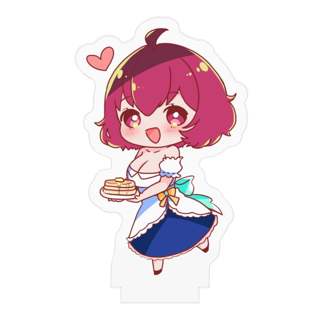 【ブルーメリアの海月亭】リーズ アクリルフィギュア - 50x50mm