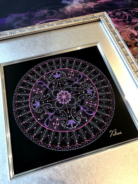 Soul Art Mandala：「愛し愛され」Hot Pink Power（原画です） - Venus