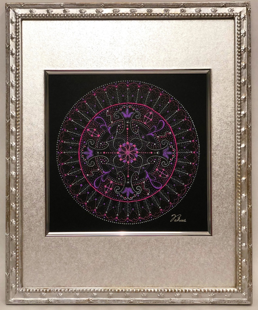 Soul Art Mandala:「愛し愛され」Hot Pink Power(原画です)