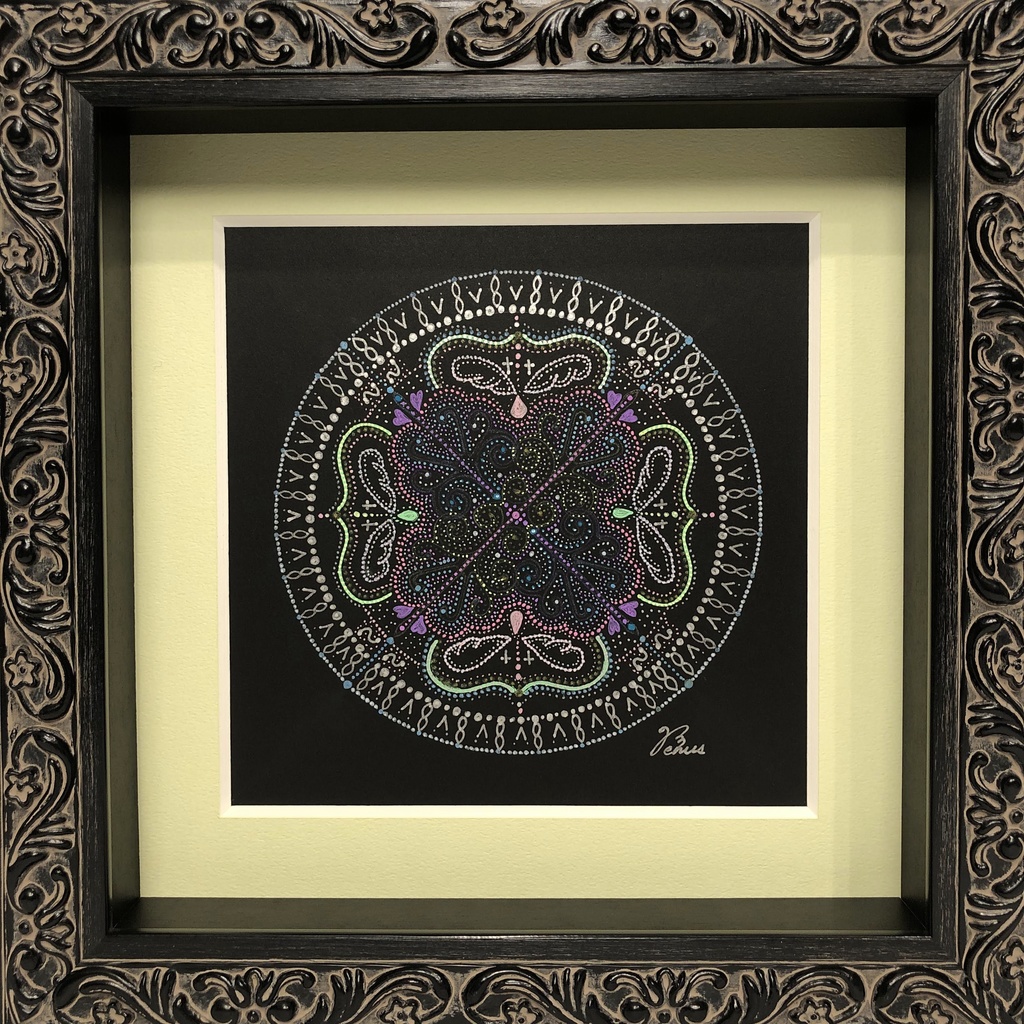 Soul Art Mandala：「心でつながる」Connected with hearts（原画です）