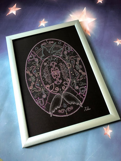 Soul Art Mandala:「天使の窓」Angel Window(原画です)