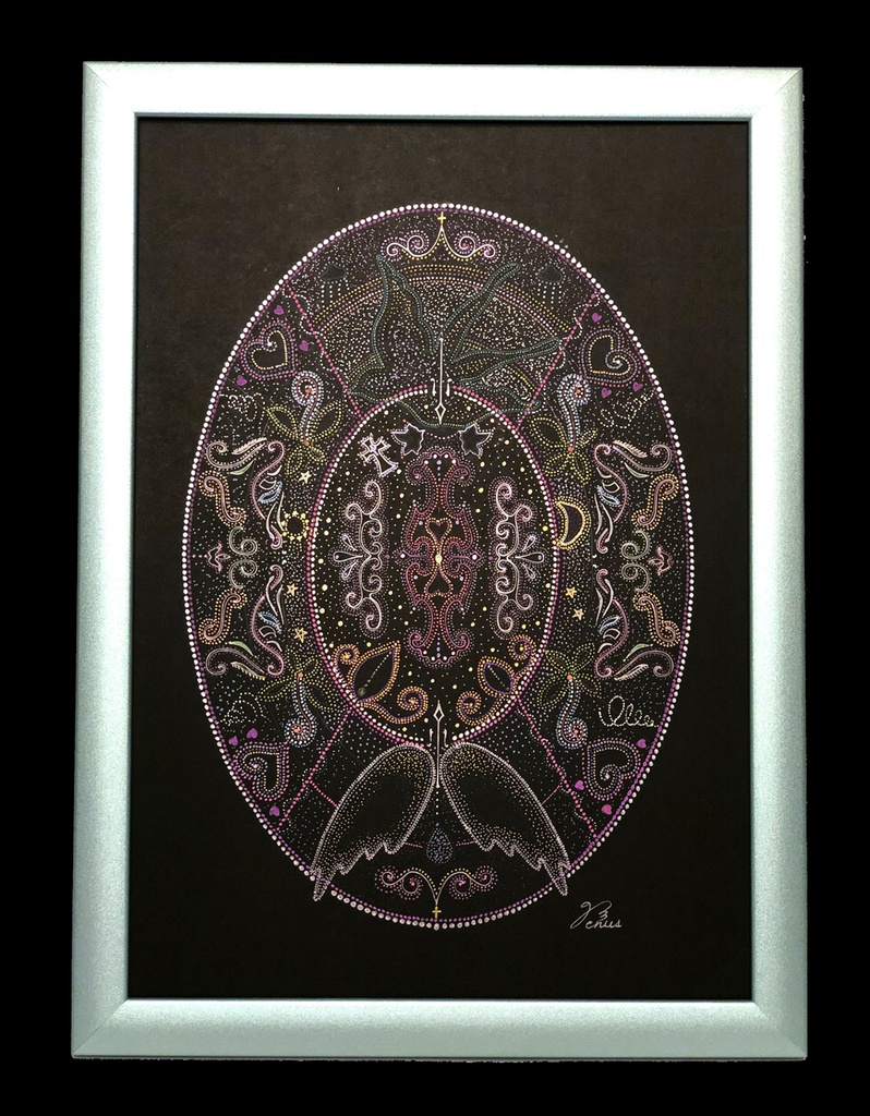 Soul Art Mandala：「天使の窓」Angel Window（原画です）