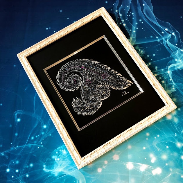 Soul Art Mandala:「自由へと」Freedom(原画です)