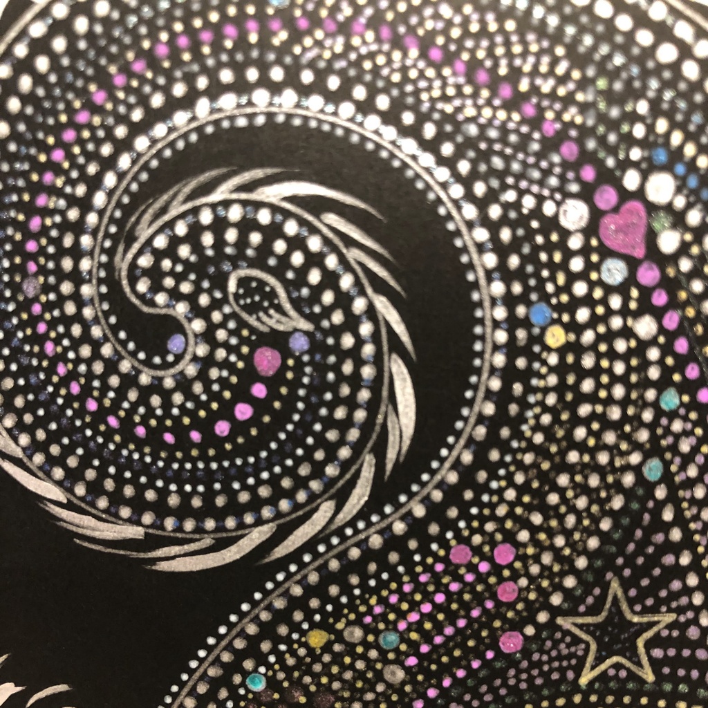 Soul Art Mandala:「自由へと」Freedom(原画です)