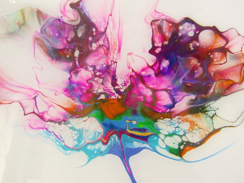 Soul Art Flower :虹の花(原画です)