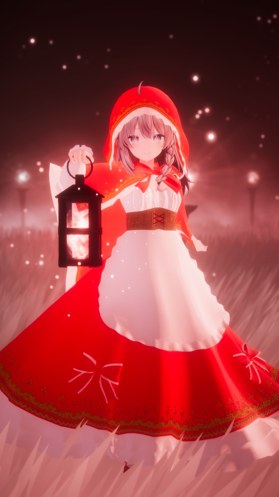 VRChat想定3D衣装「赤ずきんちゃんズ」