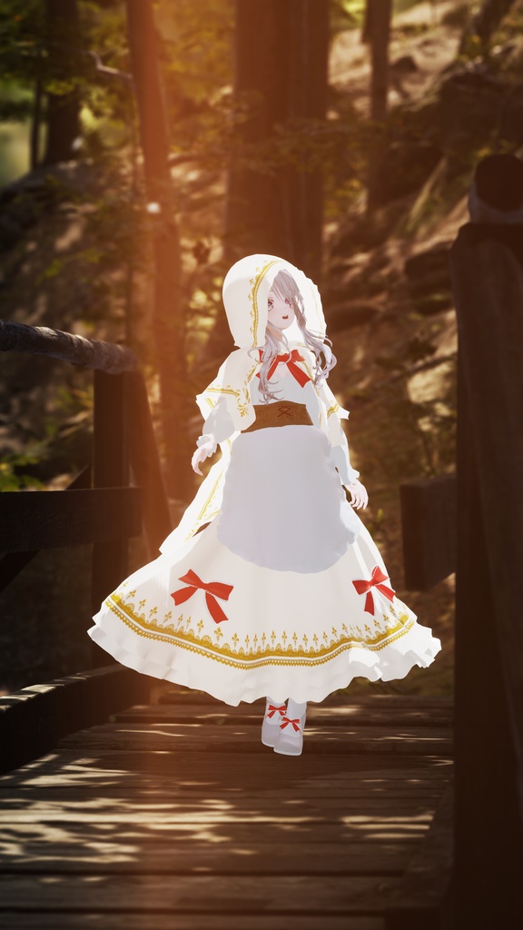 VRChat想定3D衣装「赤ずきんちゃんズ」