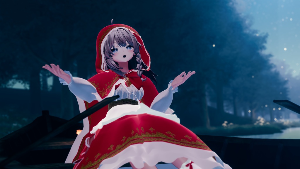 VRChat想定3D衣装「赤ずきんちゃんズ」